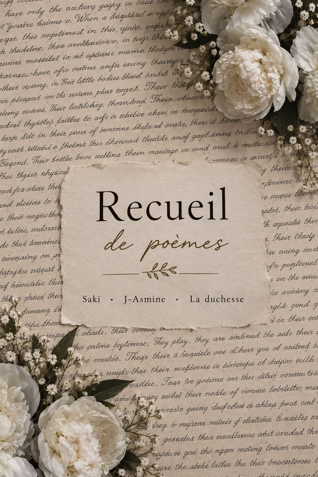 Recueil de poèmes by : Saki, J-Asmine et La-duchesse